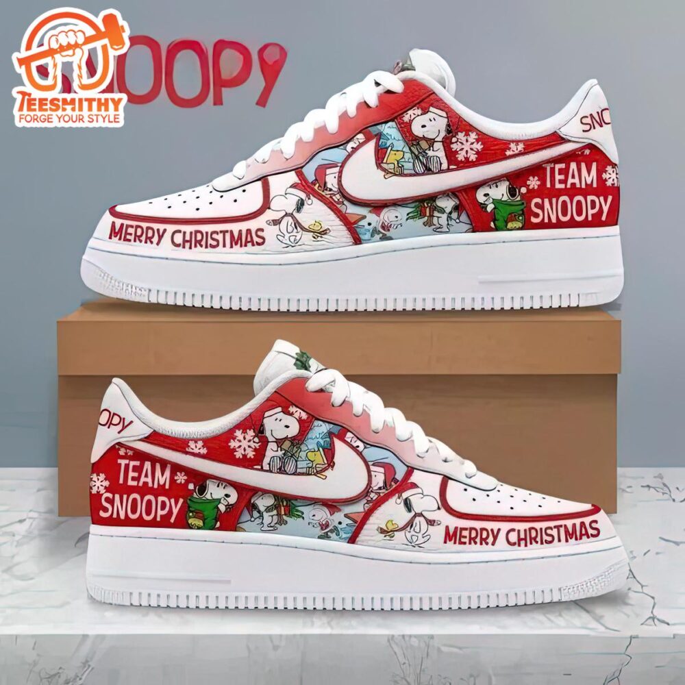 Snoopy Merry Christmas Team Snoopy Happy Holidays À1 Shoes