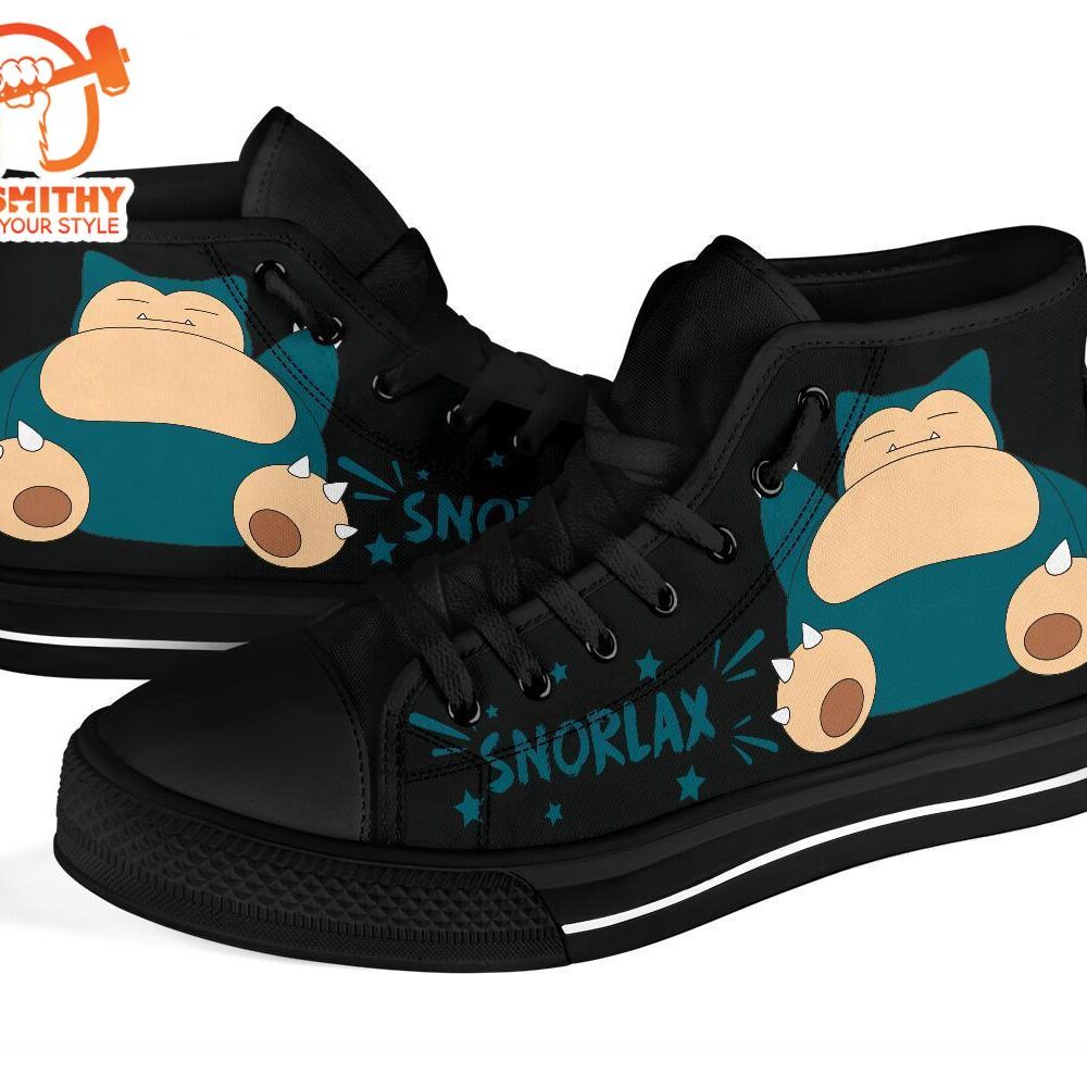 Snorlax High Top Shoes Gift Idea