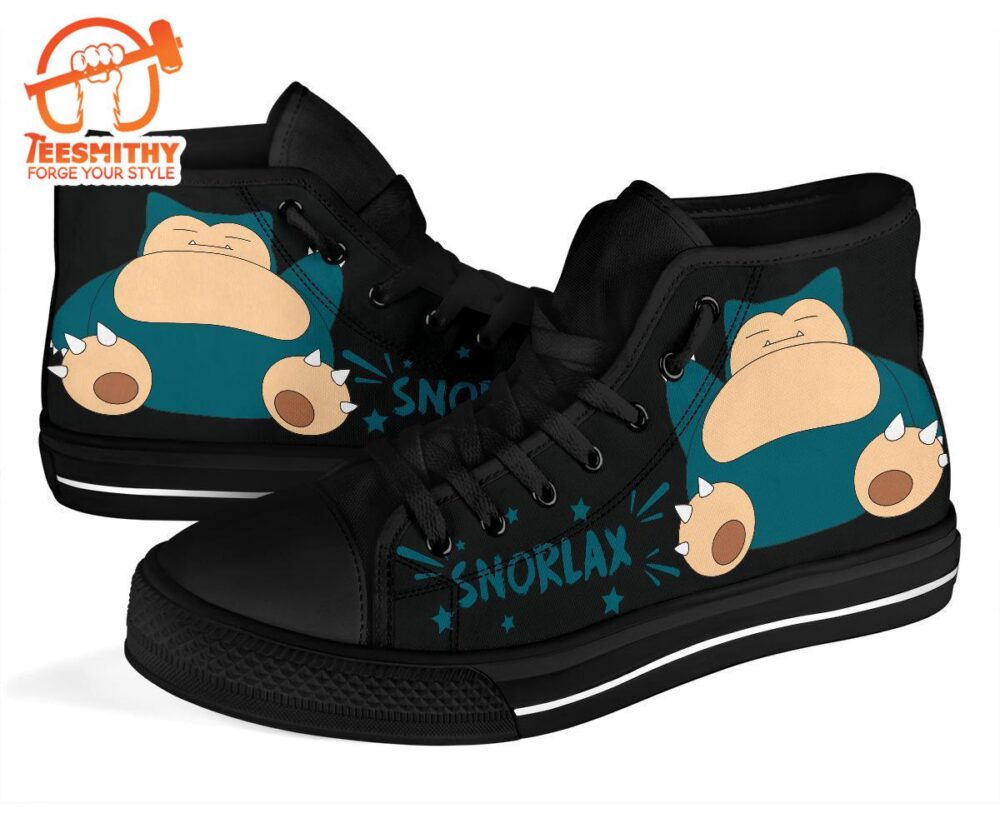 Snorlax High Top Shoes Gift Idea