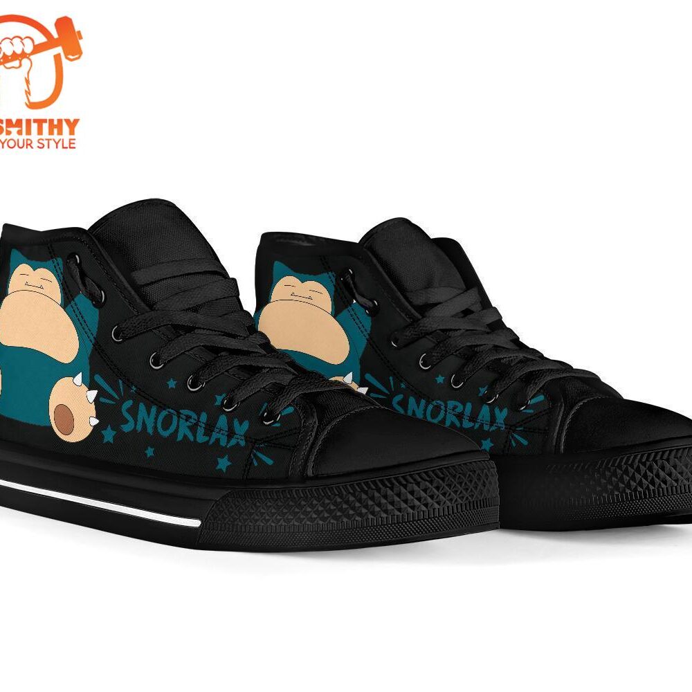 Snorlax High Top Shoes Gift Idea