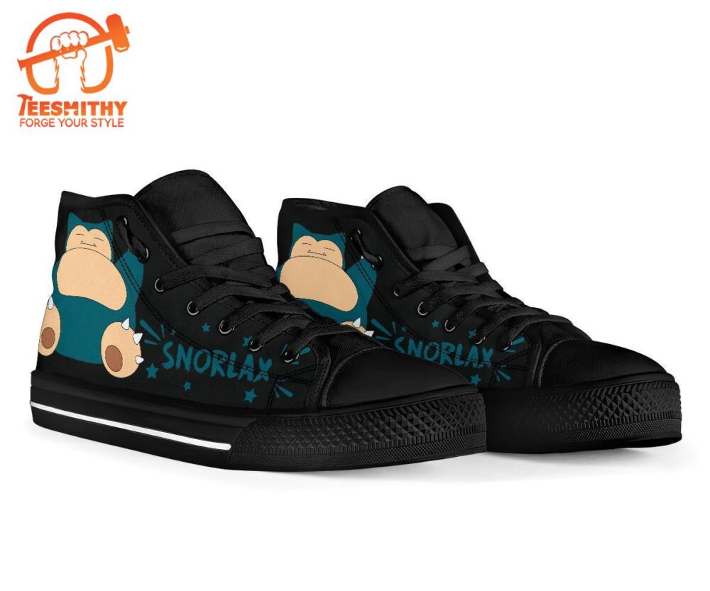 Snorlax High Top Shoes Gift Idea