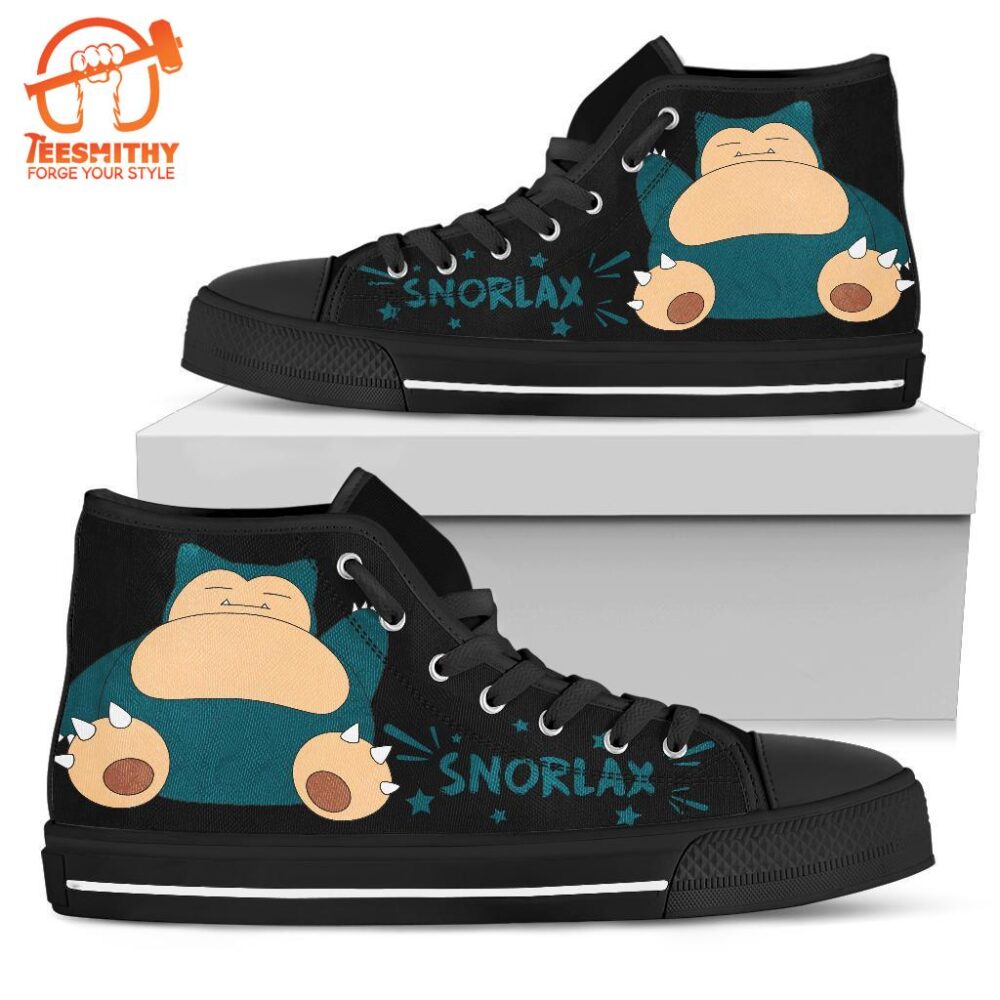 Snorlax High Top Shoes Gift Idea