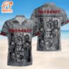 Somewhere In Time Iron Maiden Short Sleeve Aloha Shirt