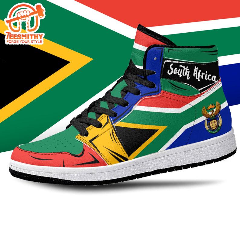 South African Flag JD1 Sneakers Custom Country