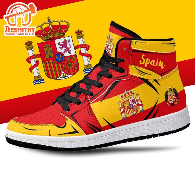 Spain Flag JD1 Sneakers Custom Country