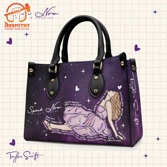 Speak Now Taylor Swift Version Leather Handbag