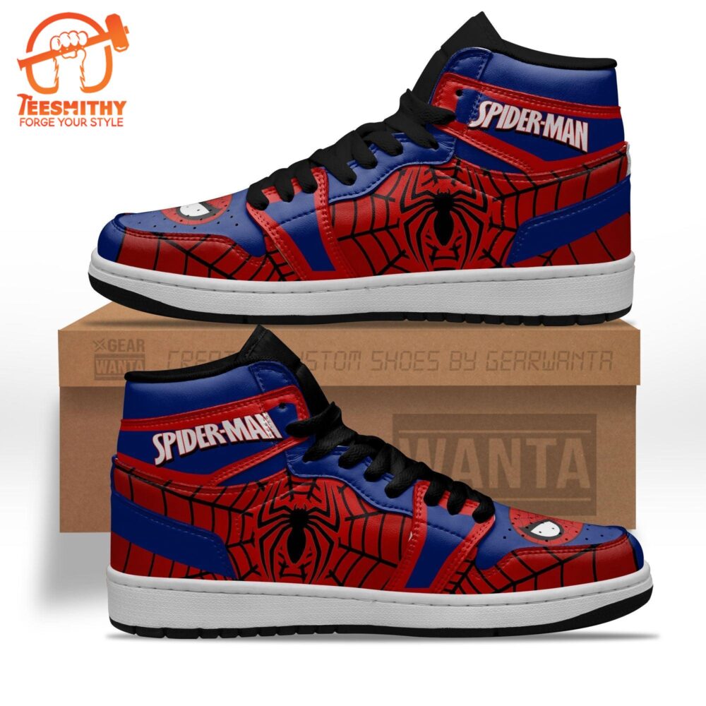 Spider-Man Air Jordan 1 Sneakers Custom For Super Heroes Fans