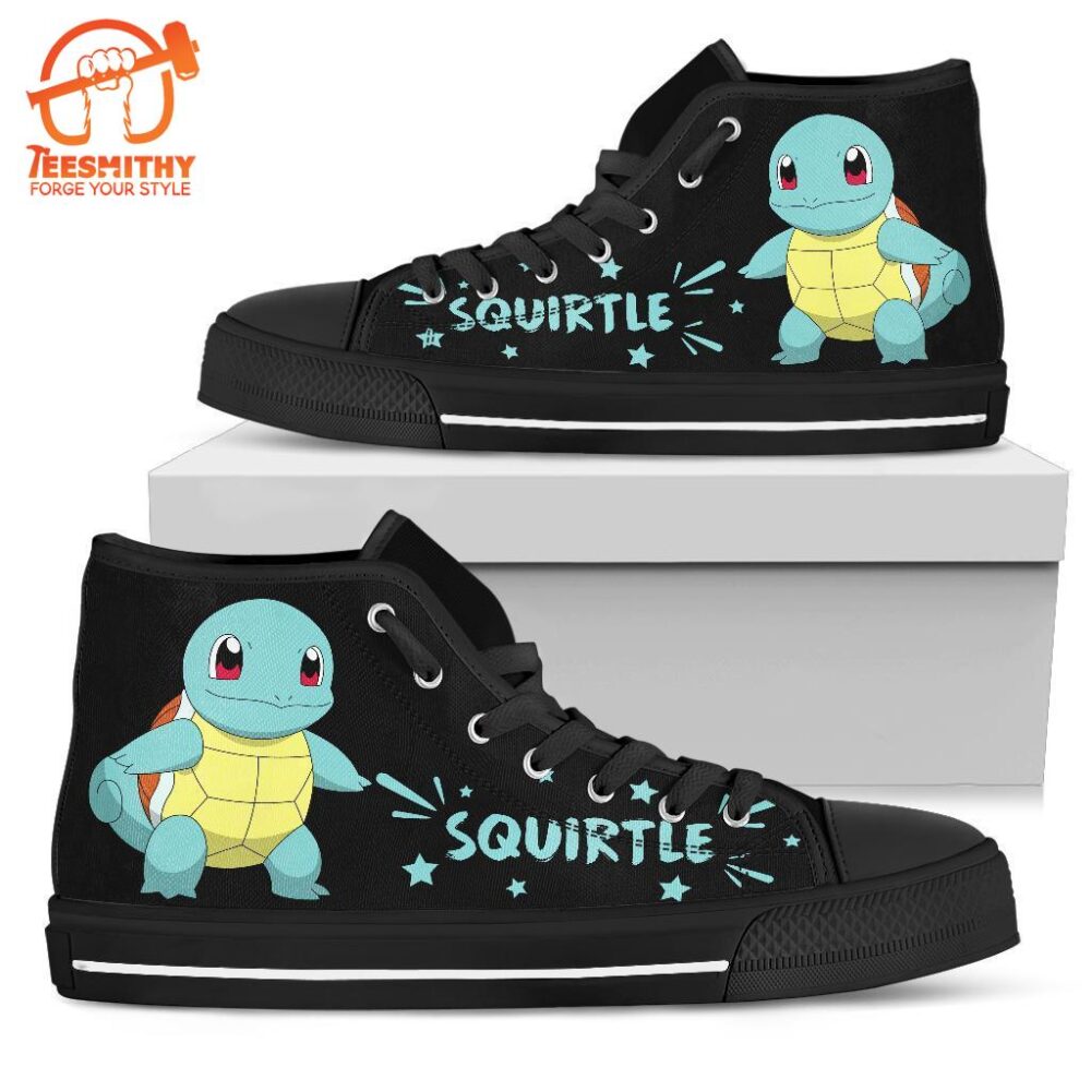 Squirtle High Top Shoes Gift Idea