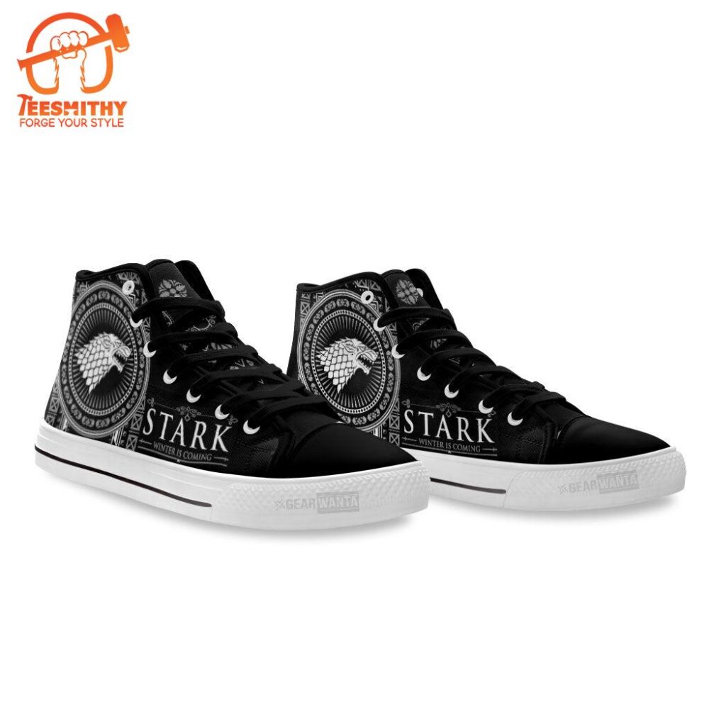 Stark Game Of Thrones High Top Shoes Custom For Fans