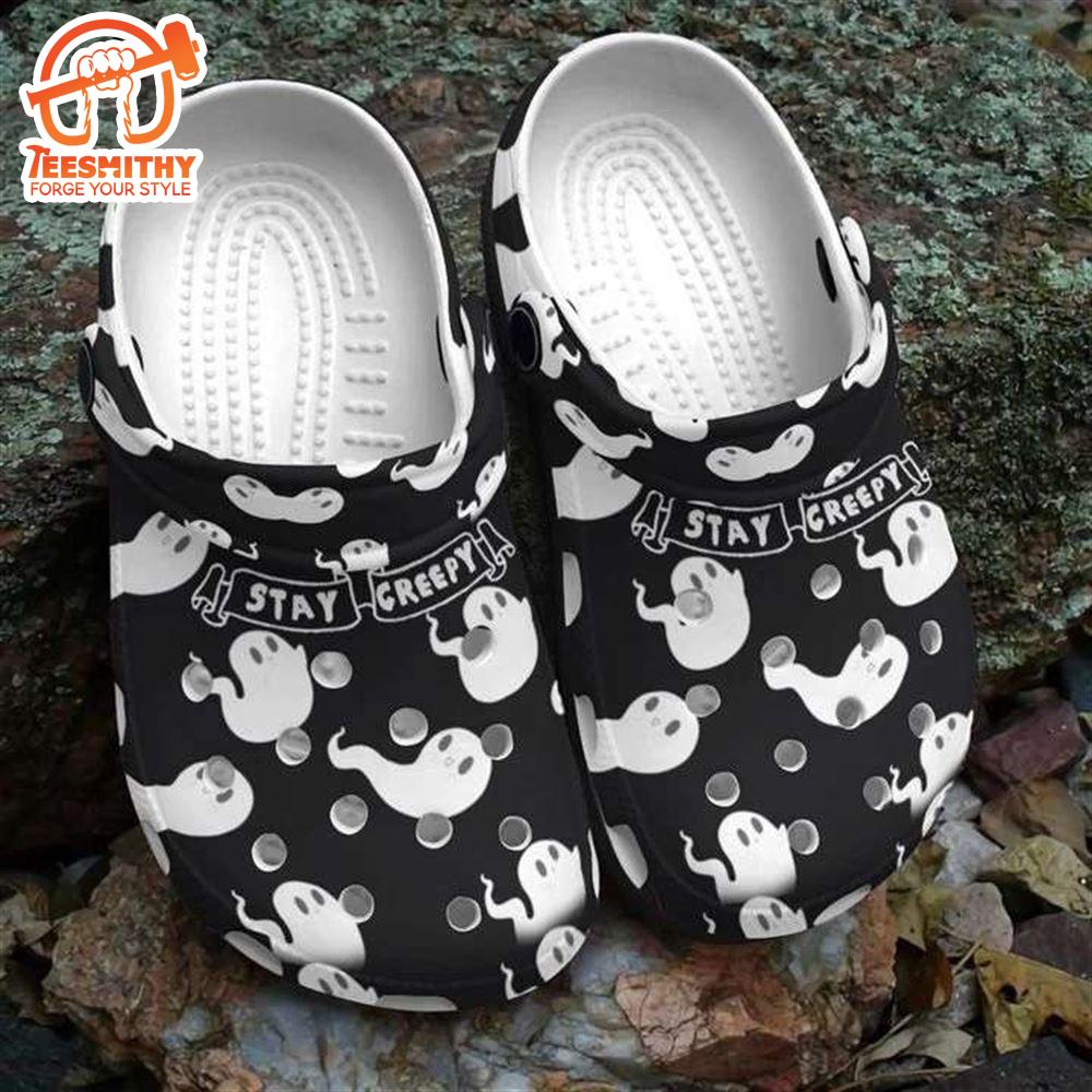 Stay Creepy Haloween Clogs Shoes