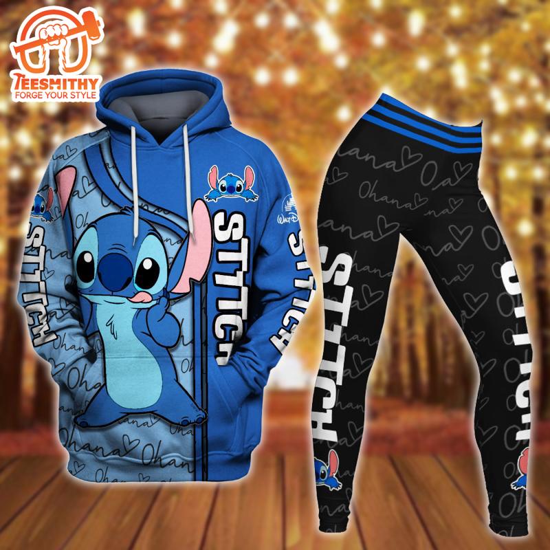 Stitch Hoodie And Leggings Set