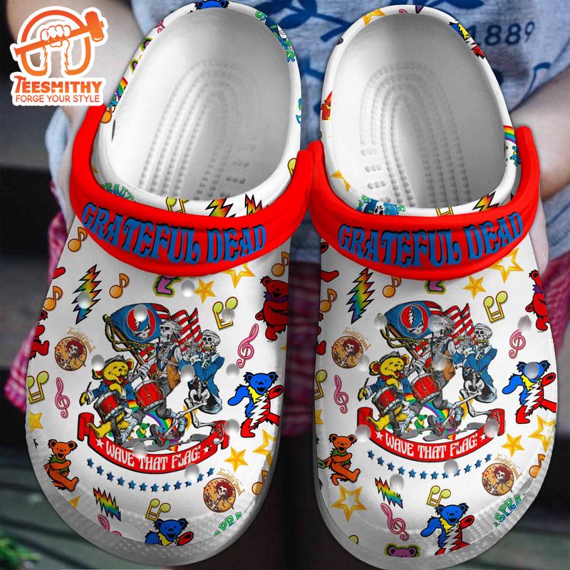 Stylish And Comfortable Clogs Grateful Dead Music Band Unisex Slippers