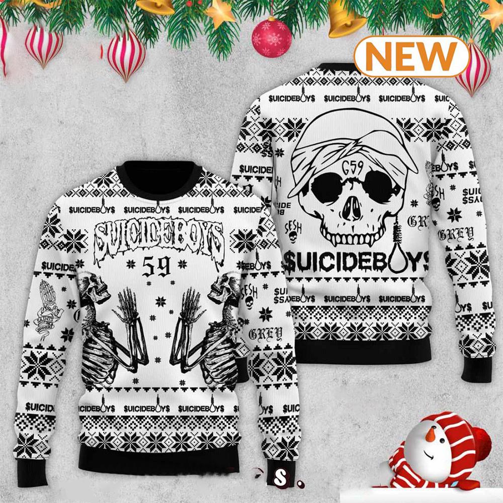 Suicideboys 2024  Ugly Christmas Sweater Shirt, Sweatshirt