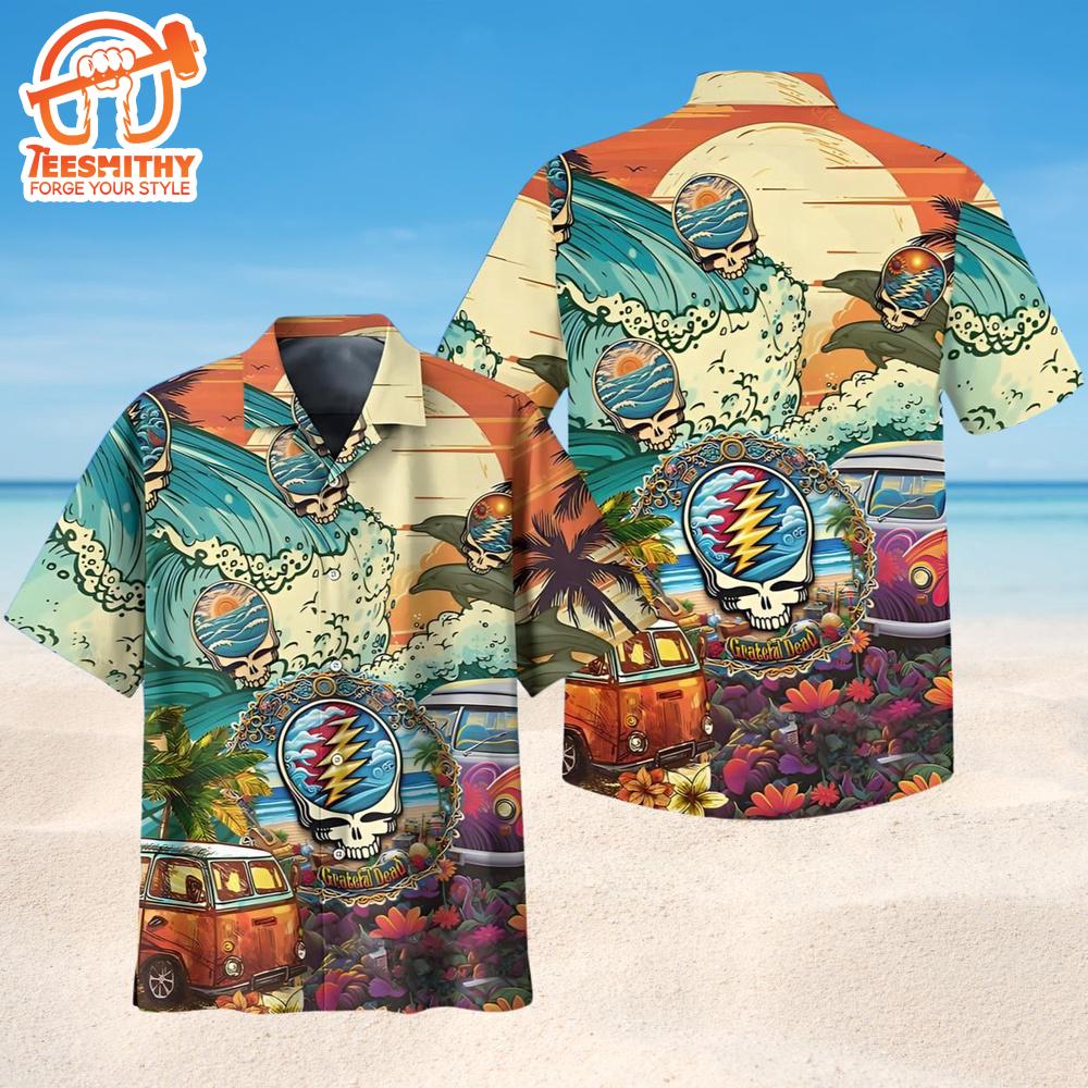 Sunset Surf Grateful Dead Hawaiian Shirt