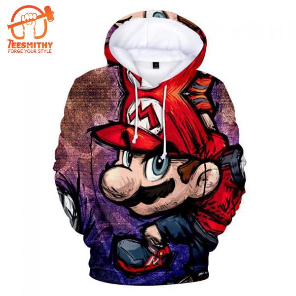 Super Smash Bros. Ultimate Game All Over Print Hoodie For Gamers