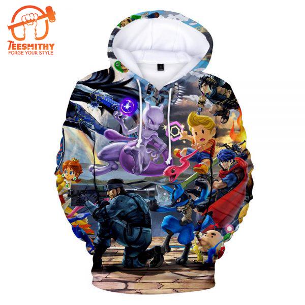 Super Smash Bros. Ultimate Game All Over Print Hoodie