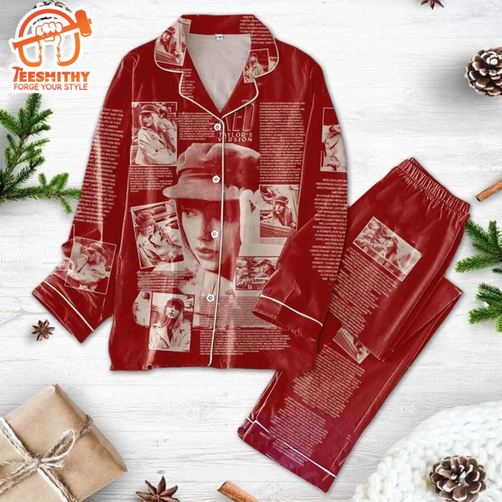 Swiftie Chrismas Pajamas Set, Taylor Swift Pajama Set For Women