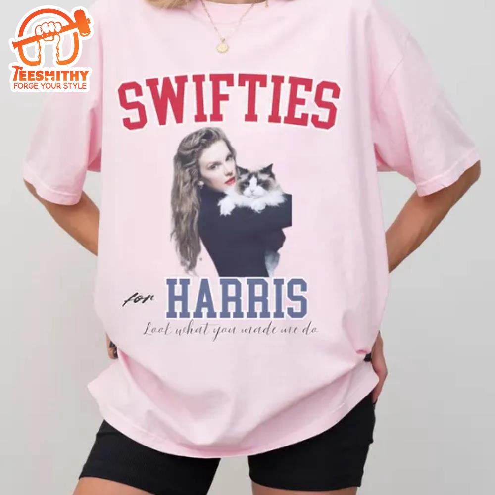 Swifties for Harris 2024 Shirt, Taylor Swift Fans Shirt