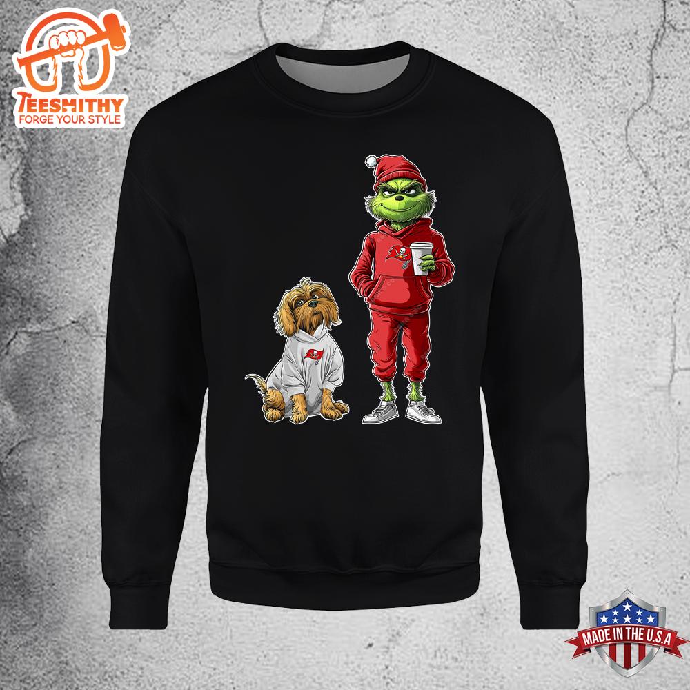 Tampa Bay Buccaneers Grinch Christmas Football Sweatshirt