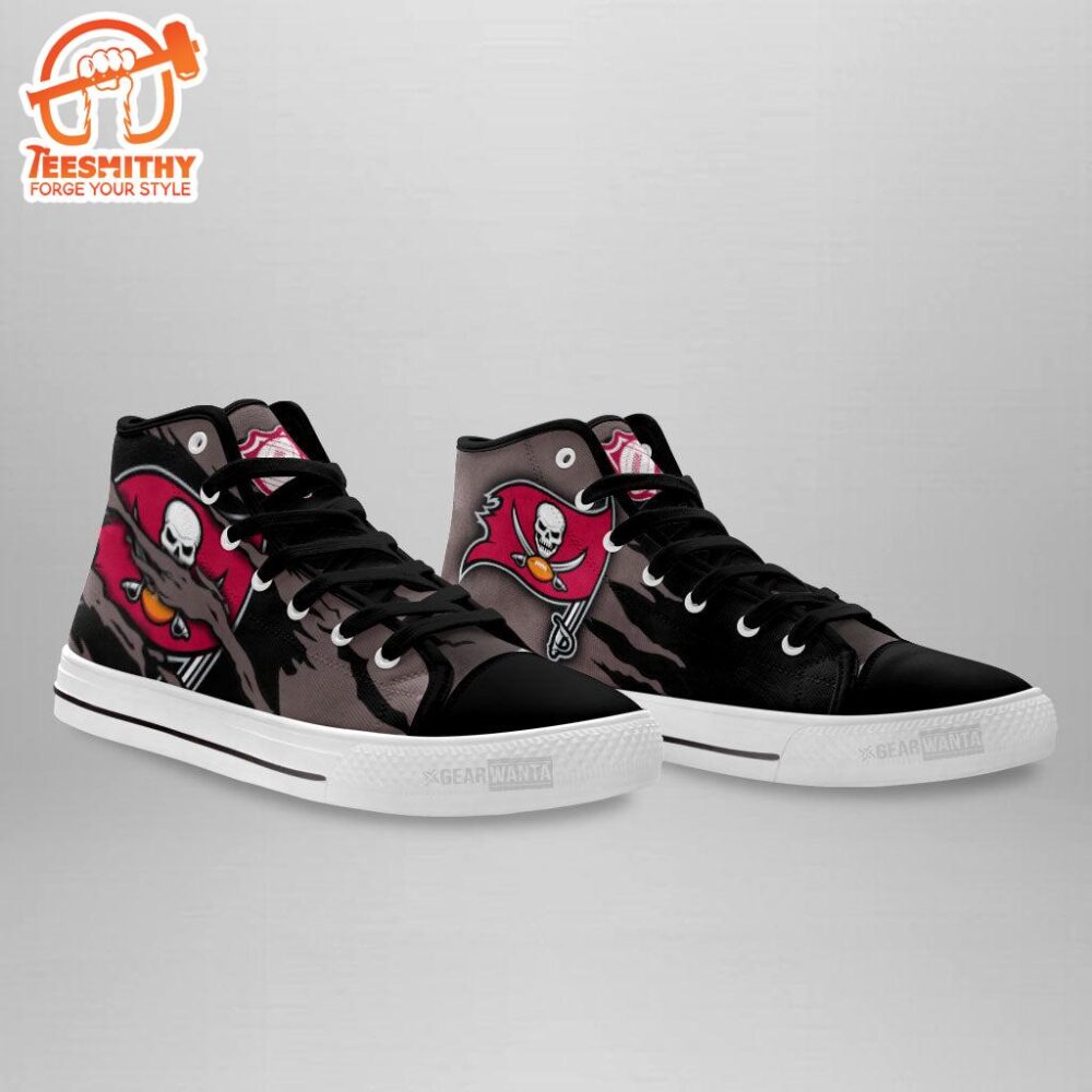 Tampa Bay Buccaneers High Top Shoes Custom For Fans