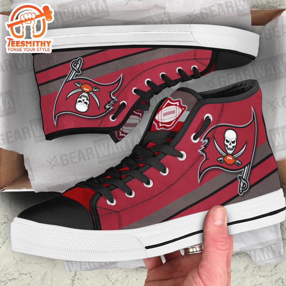 Tampa Bay Buccaneers High Top Shoes Custom