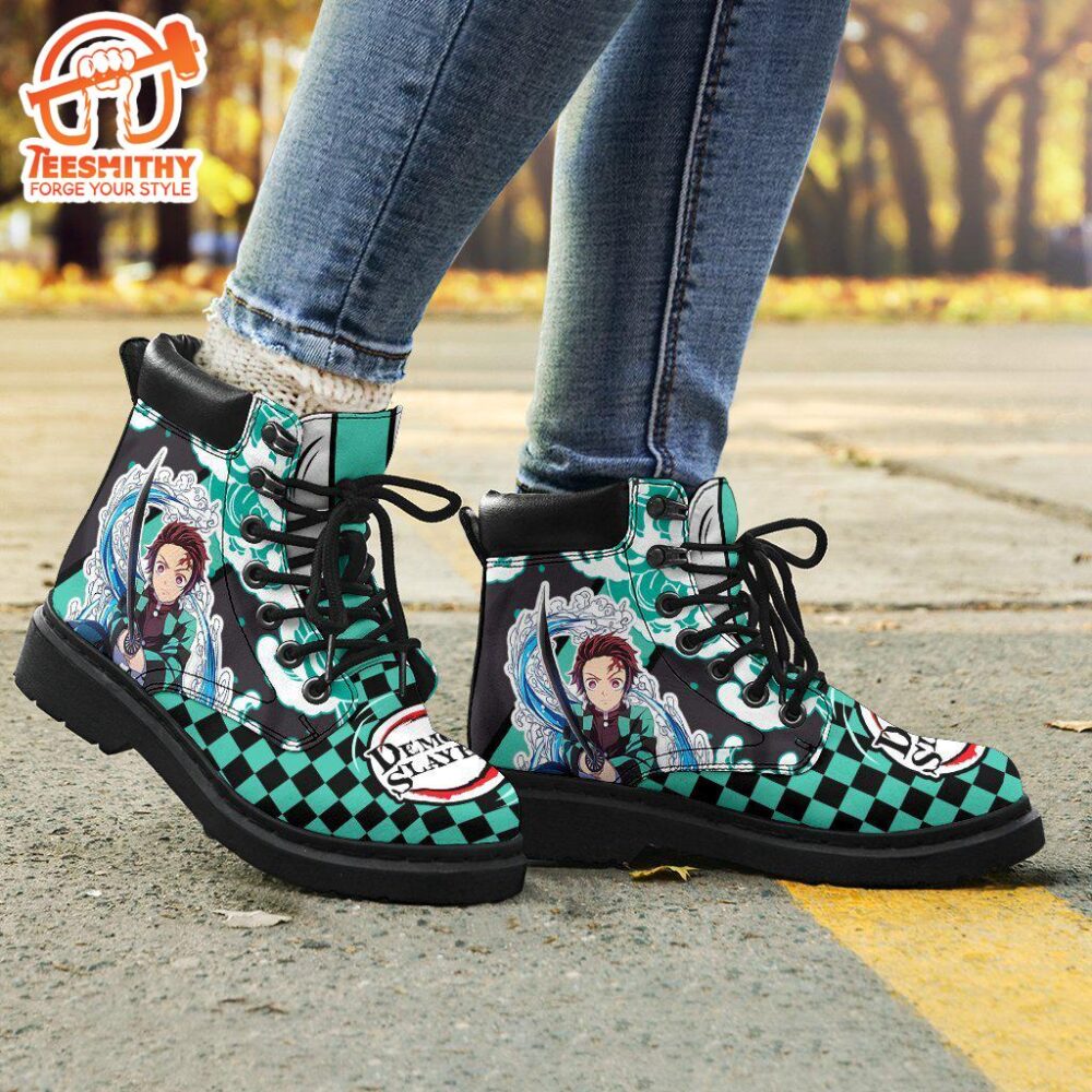 Tanjiro Boots Shoes Demon Slayer Anime Custom