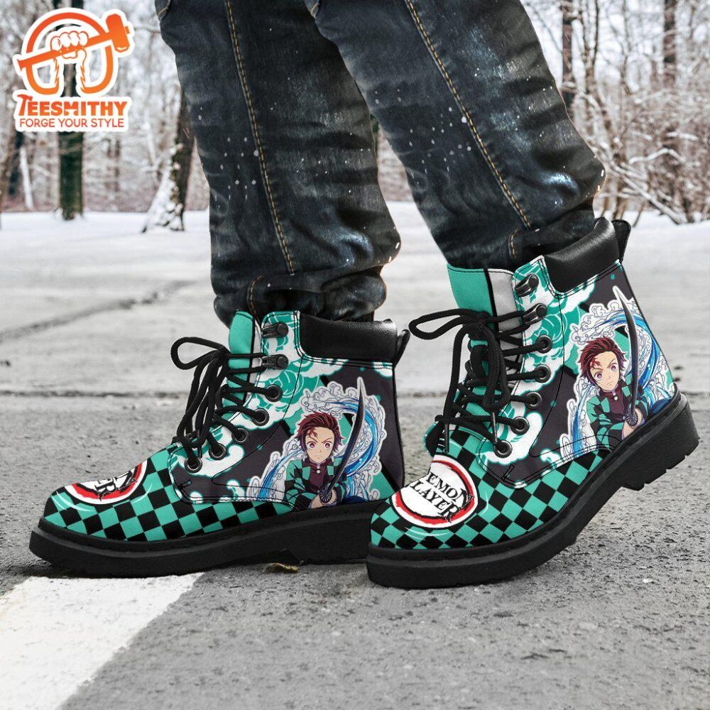 Tanjiro Boots Shoes Demon Slayer Anime Custom