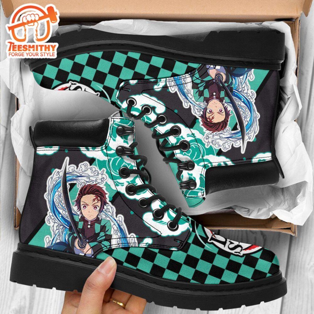 Tanjiro Boots Shoes Demon Slayer Anime Custom