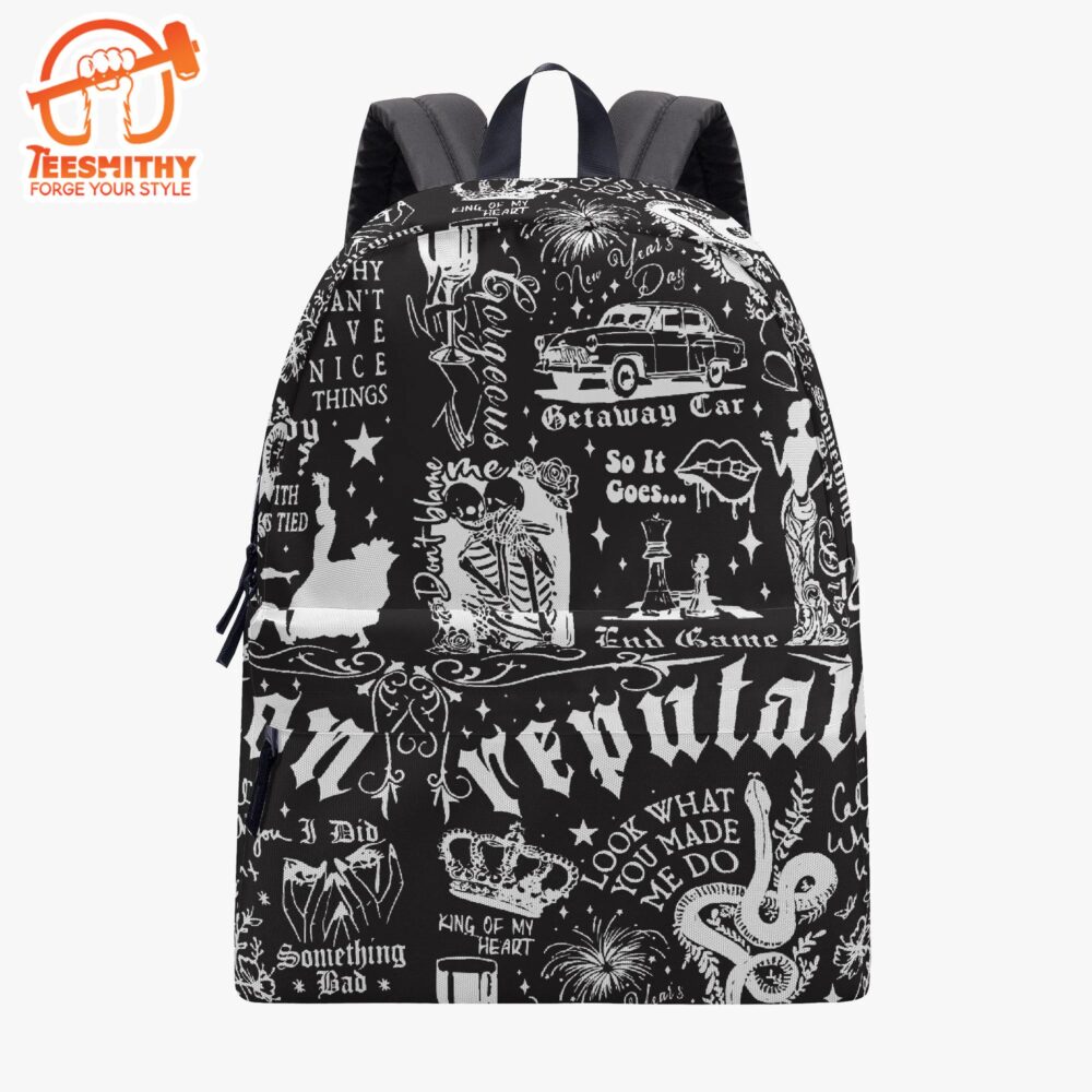 Taylor Reputation Backpack, Sticker Collage Backpack