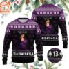 Taylor Swift 13 Holiday Gift For Fans Purple Knitted Ugly Christmas Sweater 2024