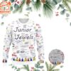 Taylor Swift 13 Junior Jewels White Knitted Ugly Christmas Sweater