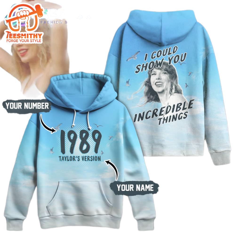 Taylor Swift 1989 Custom Name All Over Print Hoodie Shirt