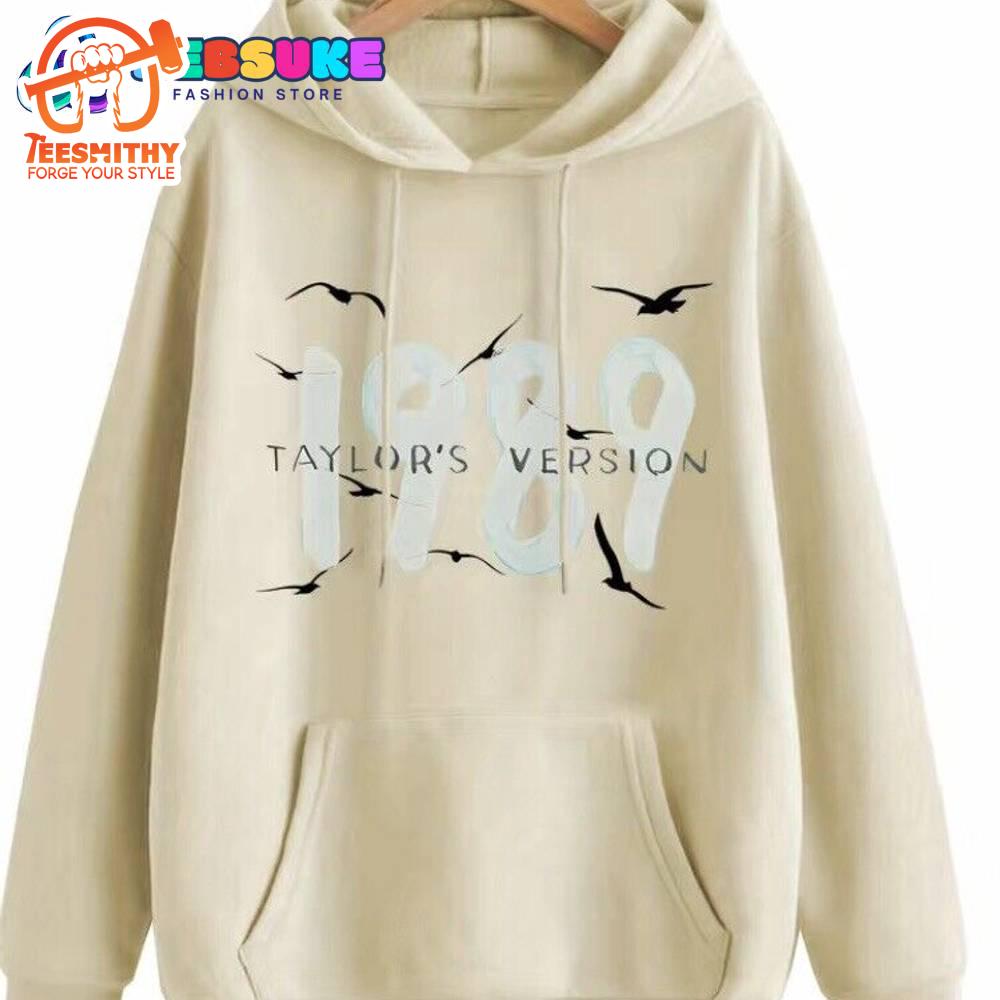 Taylor Swift 1989 Taylors Version Beige All Over Print Hoodie Shirt