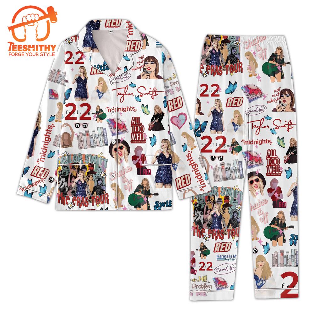 Taylor Swift 22 All Too Well Pajamas Set