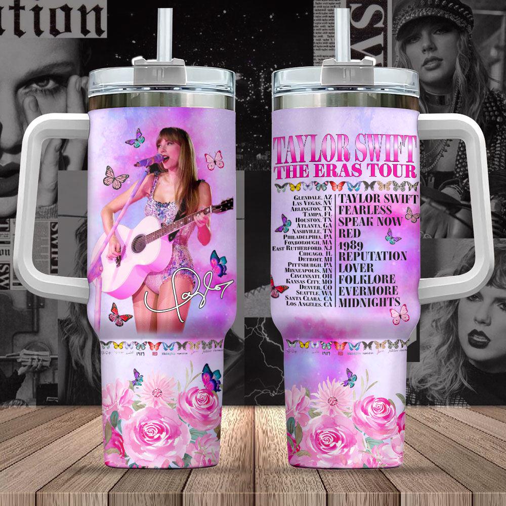 Taylor Swift Album The Eras Tour 40oz Stanley Tumbler