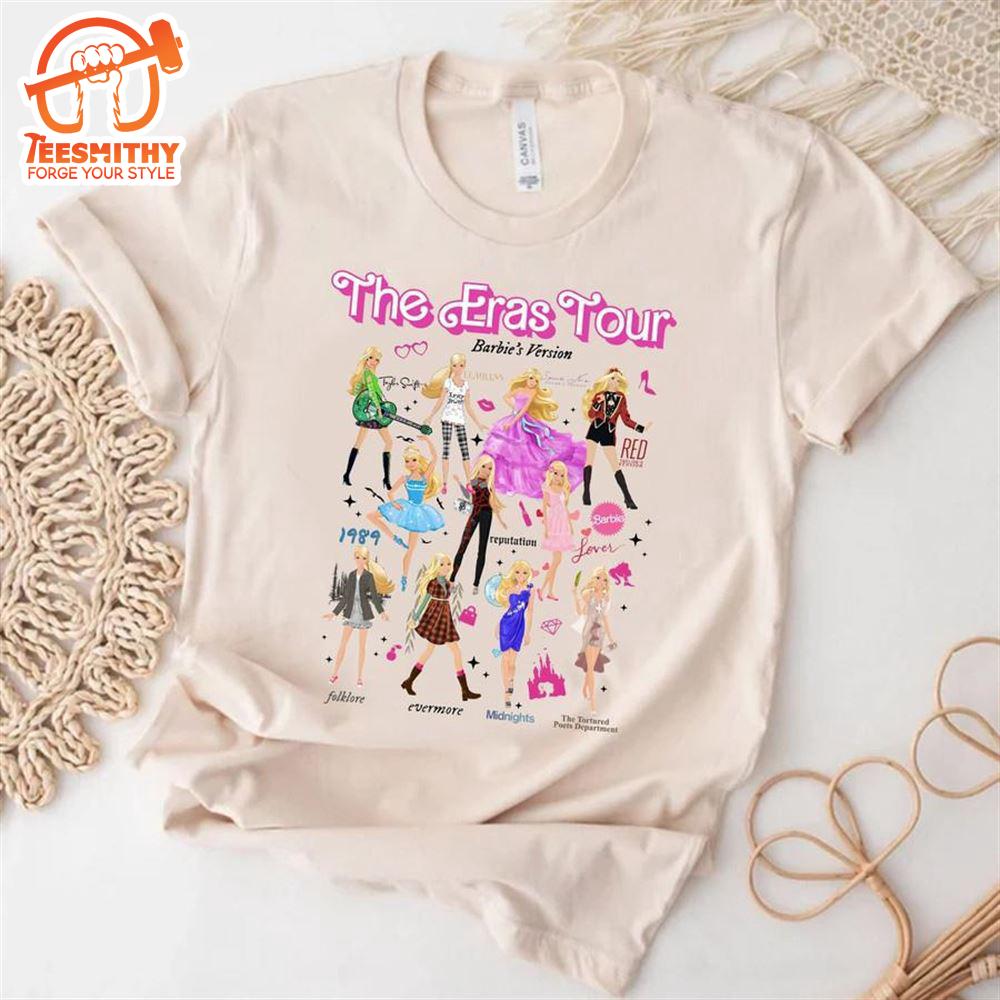 Taylor Swift Barbie Eras Tour Tshirt Tee Shirt  Gift Christmas