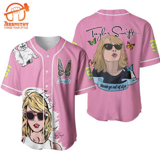 Taylor Swift Baseball Jersey  Never Go Out Of Style Shirt