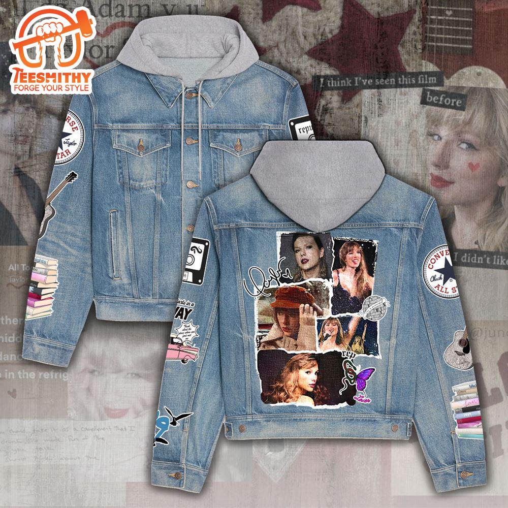 Taylor Swift Best Of Song Women’s Denim Hood Jacket