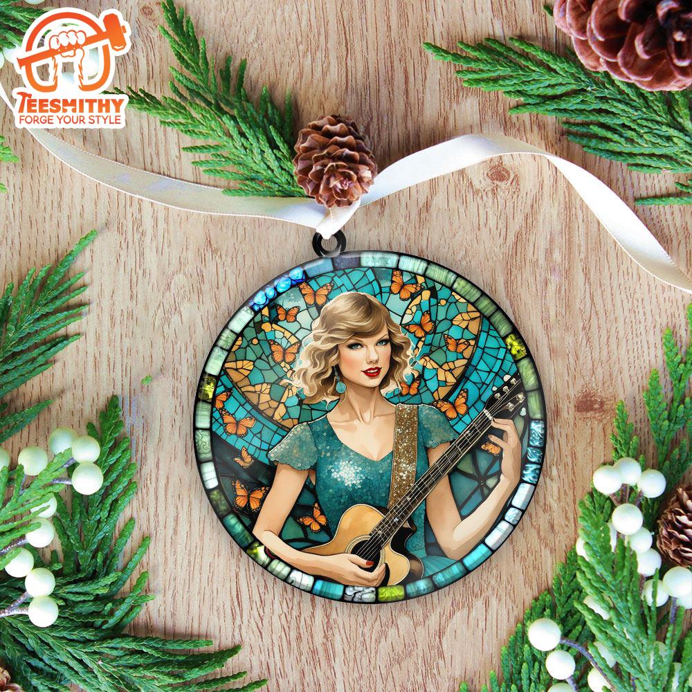 Taylor Swift Christmas 2024 2-Side Printed Acrylic Ornaments