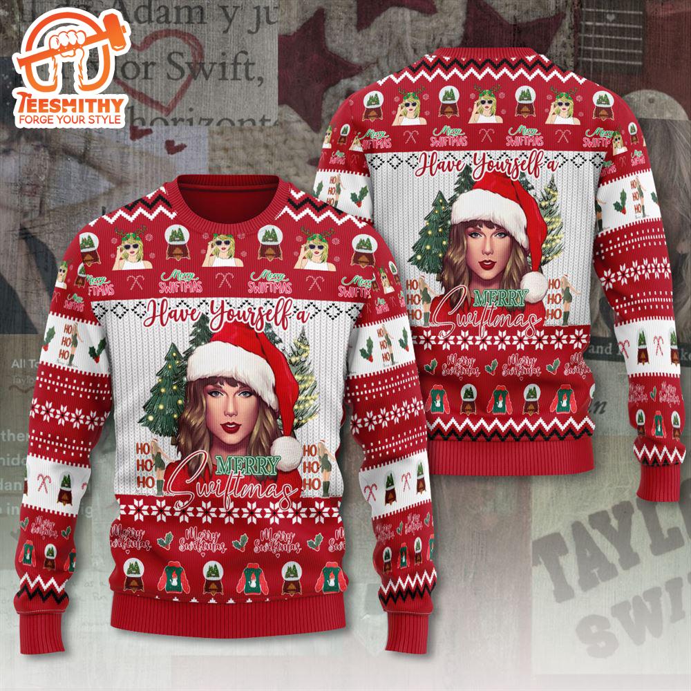 Taylor Swift Christmas For Fans, The Eras Tour 3D Ugly Sweater