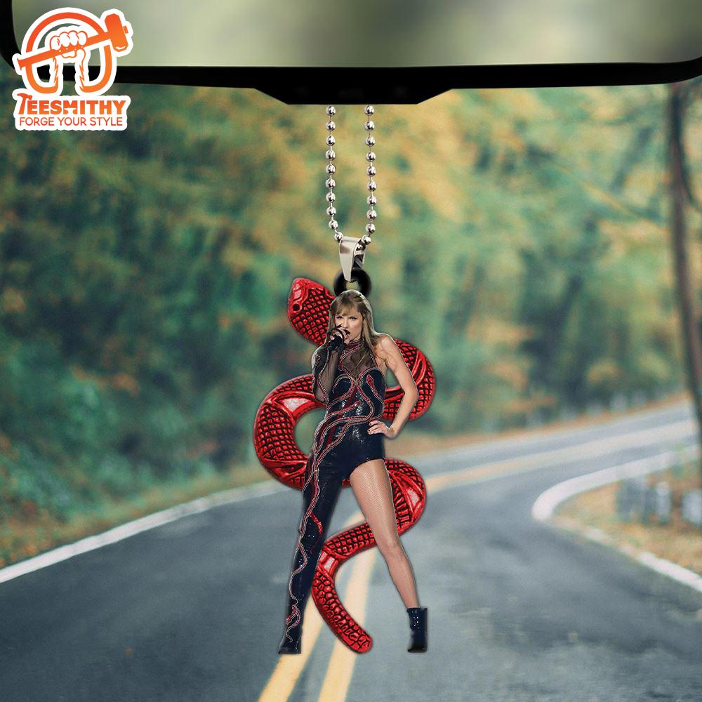 Taylor Swift Custom Shape 2-sided Acrylic Car Ornament Gift Christmas