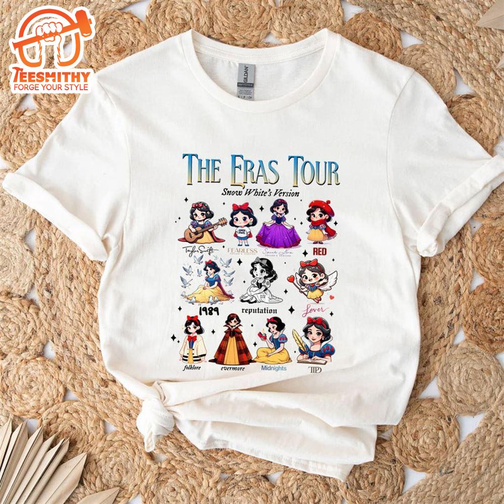 Taylor Swift Eras Tour Disney Princess – Snow White Version Tee Shirt  Gift Christmas