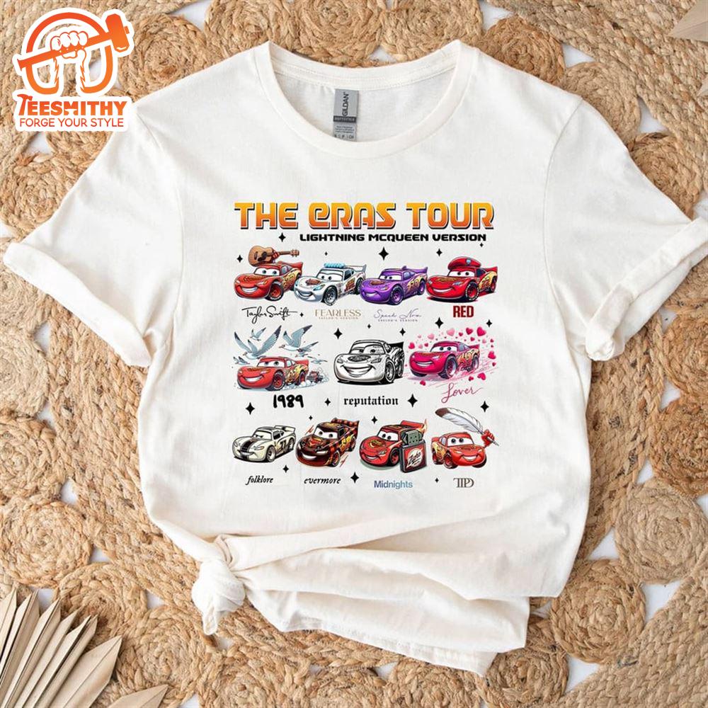 Taylor Swift Eras Tour – Lightning Mcqueen Version Tshirt Tee Shirt  Gift Christmas