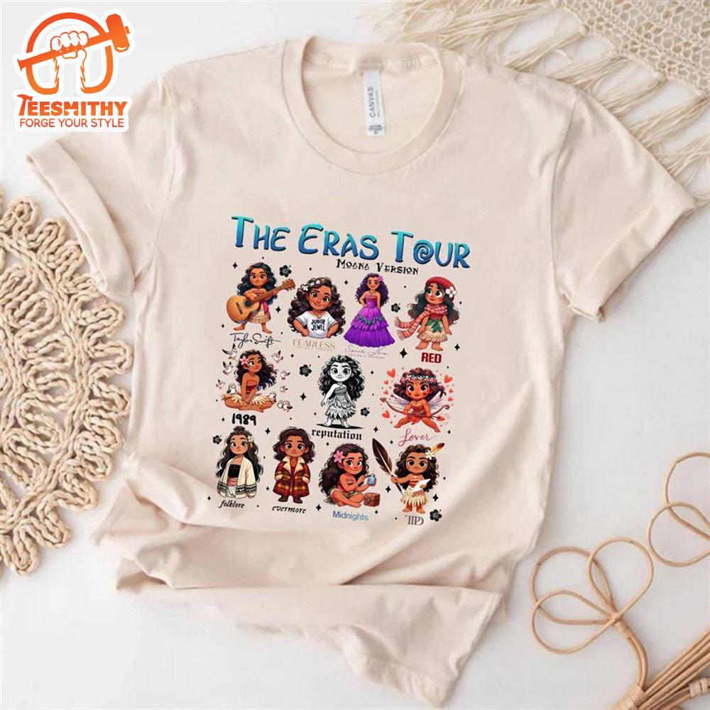 Taylor Swift Eras Tour – Moana Version Tee Shirt  Gift Christmas