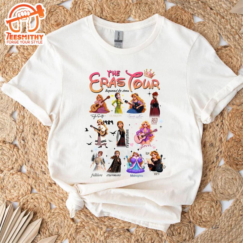 Taylor Swift Eras Tour – Rapunzel X Anna Version – Aria Law Tee Shirt  Gift Christmas