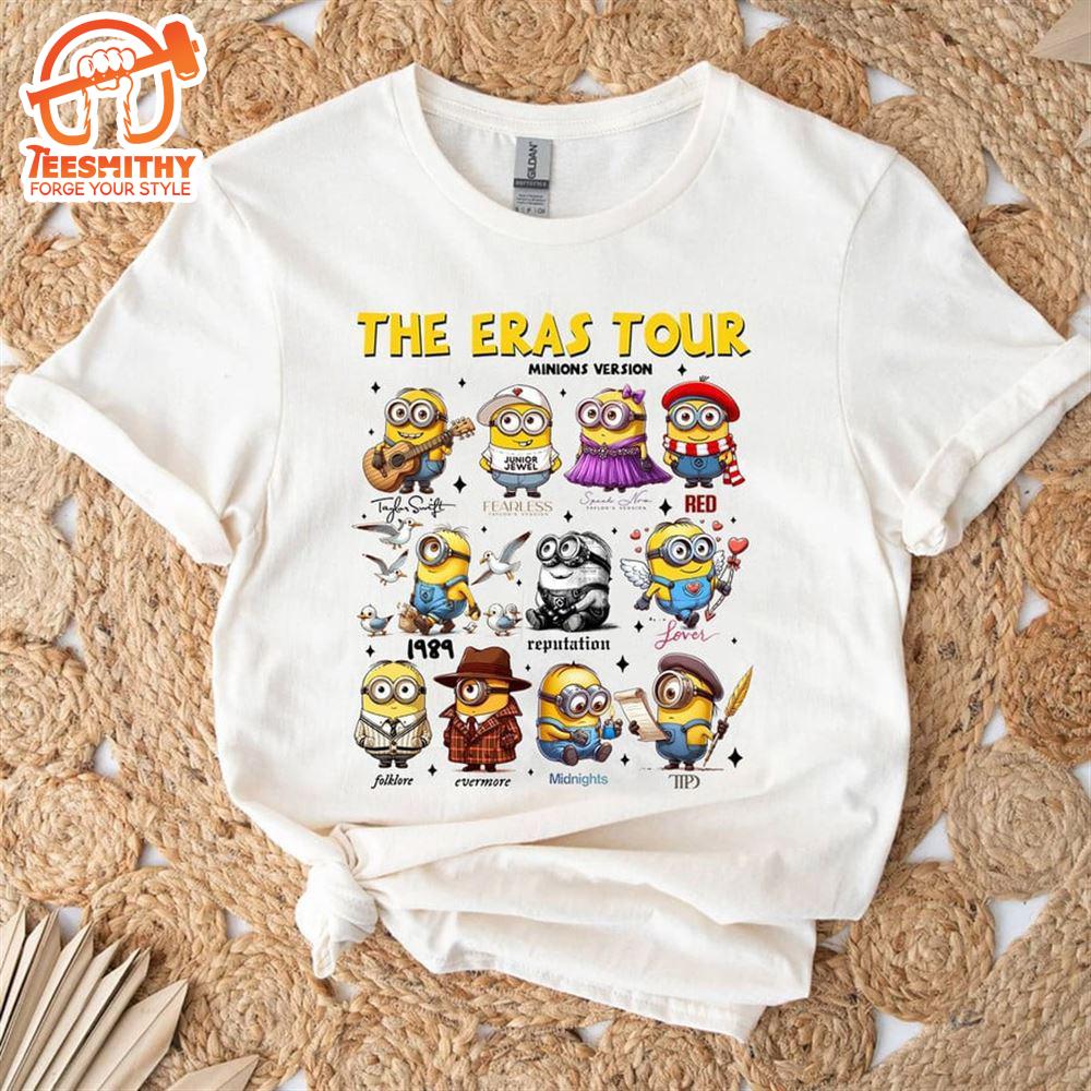 Taylor Swift Eras Tour – The Minions Version Tshirt Tee Shirt  Gift Christmas