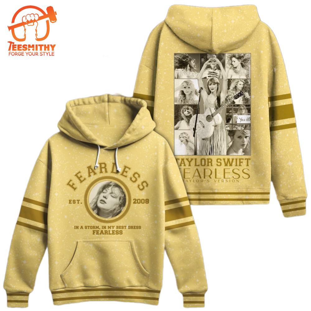 Taylor Swift Fearless Taylor’s Version Era All Over Print Hoodie Shirt