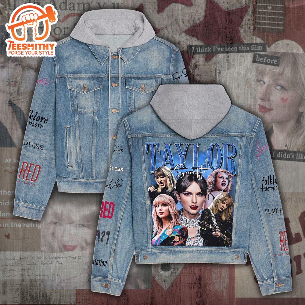 Taylor Swift Featuring Kendrick Lamar Denim Hood Jacket