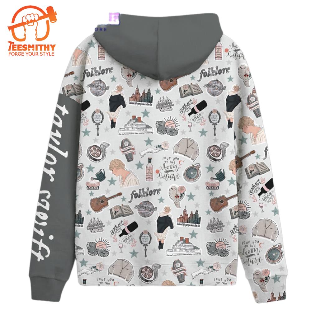 Taylor Swift Folklore All Over Print Hoodie Shirt