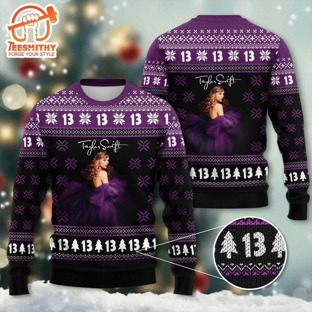 Taylor Swift Galaxy The Eras Tour 3D Ugly Sweater